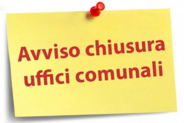 ANNO 2023: CHIUSURE UFFICI COMUNALI .