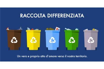 Distribuzione materiale per raccolta differenziata