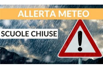 Allerta meteo arancione per domani 17 settembre 2026: CHIUSURA DI TUTTE LE SCUOLE